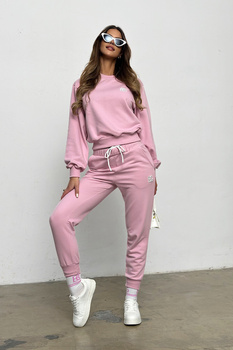 BLUZA DAMSKA BG BASIC | PUDER RÓŻ