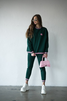 DRES DAMSKI BG JENNY | BUTELKOWA ZIELEŃ