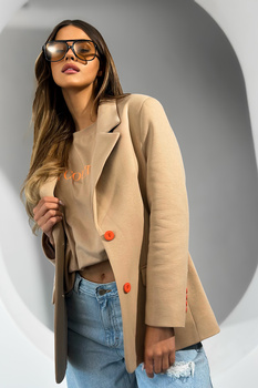 MARYNARKA DAMSKA BG FREAKY | BEŻ