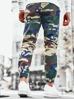 Spodnie męskie joggery moro 399AZ