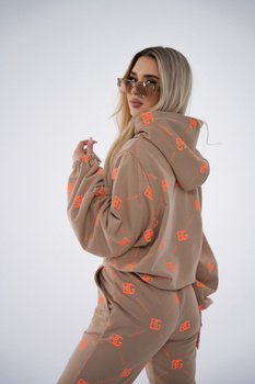 DRES DAMSKI BG BRANDENBURG HOLO | BEŻOWY - POMARAŃCZOWY