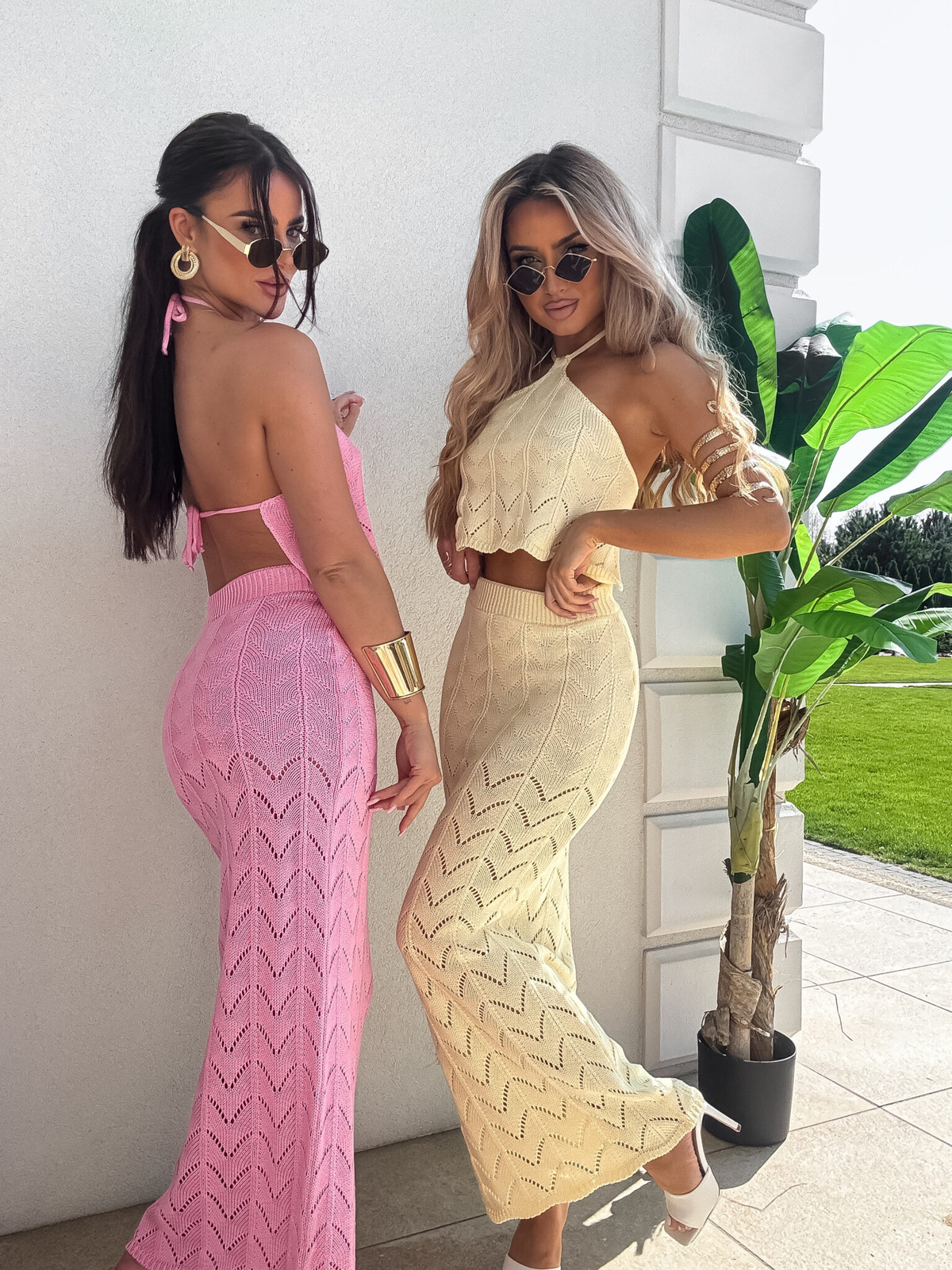 Komplet MARBELLA - bananowy