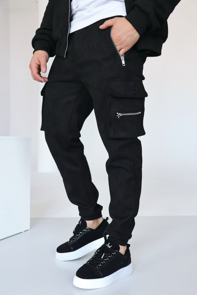 Spodnie męskie BG Salvatore | czarny