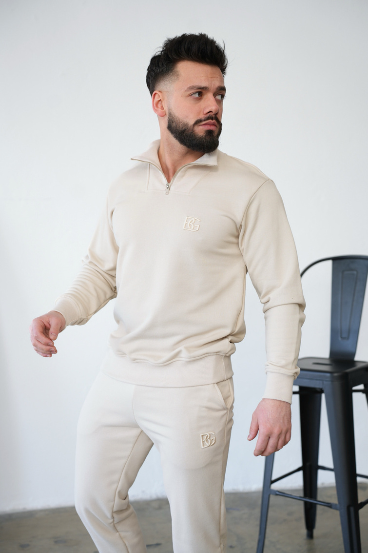 Bluza męska BG Berlin | jasny beż