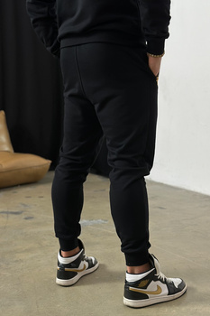 SPODNIE MĘSKIE BG VINCE | CZARNY