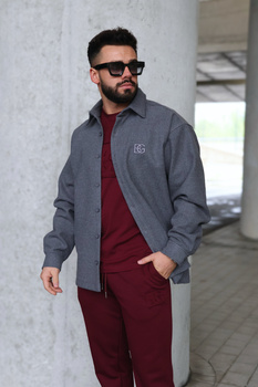 Koszula męska BG Coat | grafit