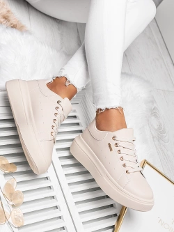 Damskie buty sportowe beżowe TL601-8
