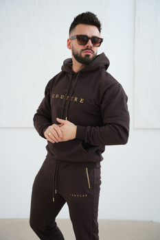 Bluza męska BG Gang | gorzka czekolada