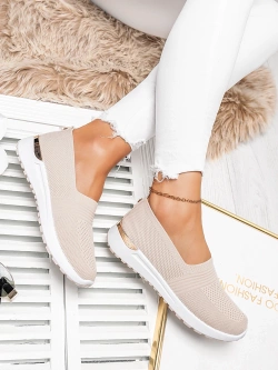 Damskie buty sportowe beżowe KB210-8