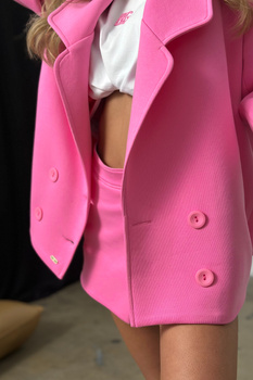 PŁASZCZ DAMSKI BG VOODOO | RÓŻ