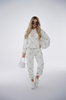 DRES DAMSKI BG BRANDENBURG HOLO | BIAŁY - ZŁOTY