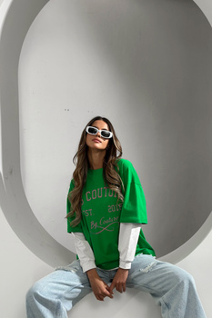 BLUZKA DAMSKA BG SHOOT | ZIELONY