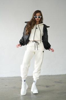 KURTKA DAMSKA BG FAMOUS | CZARNY