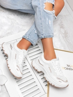 Damskie buty sportowe białe TL391-9