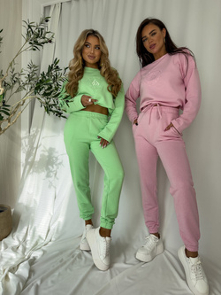 Komplet LOUIS - jasny róż