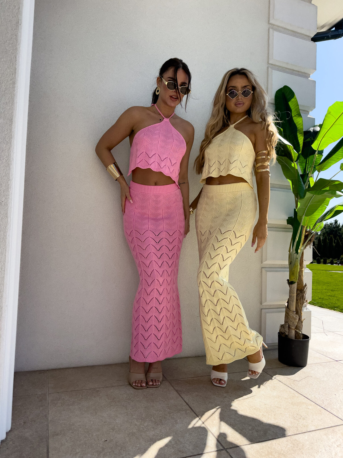 Komplet MARBELLA - bananowy