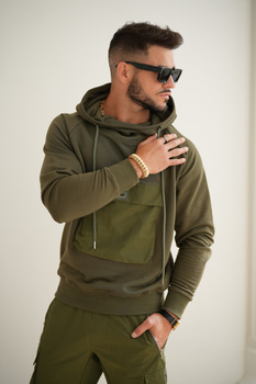 BLUZA MĘSKA BG TRIPPER | KHAKI