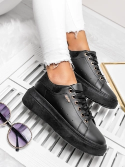 Damskie buty sportowe czarne  TL601A