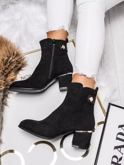 Damskie botki czarne A6220N