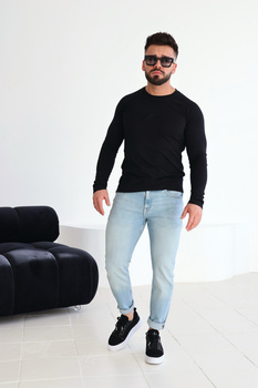 T-Shirt longsleeve męski BG Trust | czarny