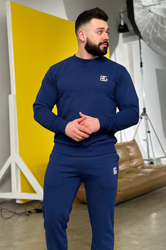 BLUZA MĘSKA BG BASIC | GRANAT