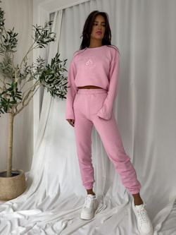 Komplet LOUIS - jasny róż