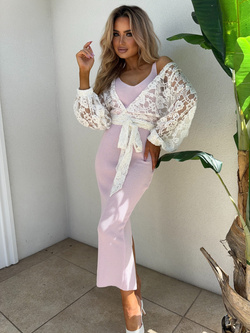 Sukienka SAONA - jasny róż