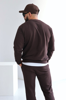 Bluza męska BG Basic | gorzka czekolada