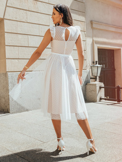 Sukienka biała 20320B