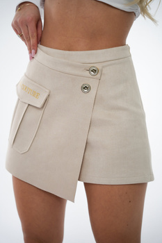 SZORTY DAMSKIE BG PARIS. BRANDENBURG COUTURE | BEŻOWY