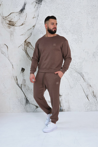 Komplet męski BG Vinci | cappuccino