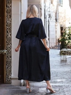 Długa połyskująca sukienka Angela