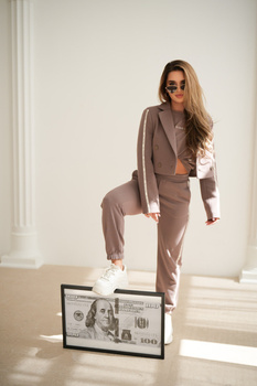 MARYNARKA DAMSKA BG FEEL | CAPPUCCINO