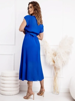 Zwiewna sukienka midi z paskiem Grazia