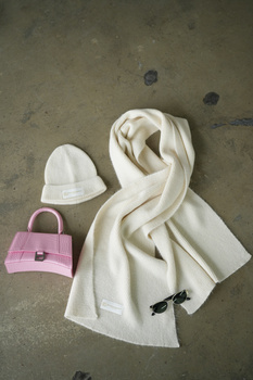 Szalik BG Bear | waniliowy