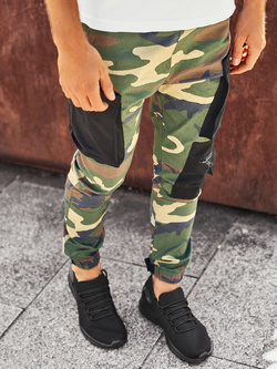 Spodnie męskie joggery moro 11145AZE