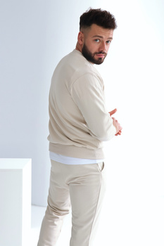 Bluza męska BG Basic | jasny beż