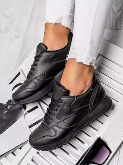 Damskie sneakersy czarne BK939A