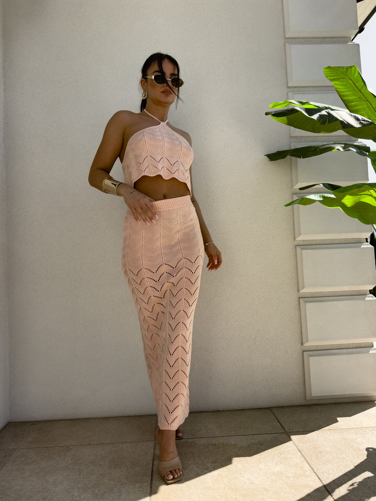 Komplet MARBELLA - morela