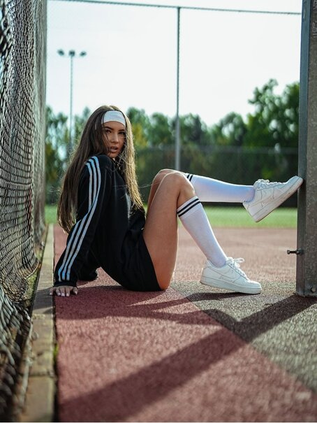 Podkolanówki ze ściągaczem w paski 0248.004, Kolor Biały/Czarny, Rozmiar 37-41