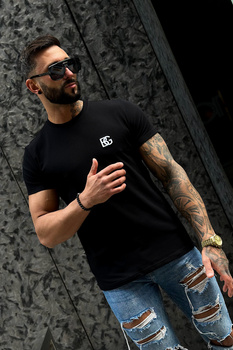 T-SHIRT MĘSKI BG BOND | CZARNY