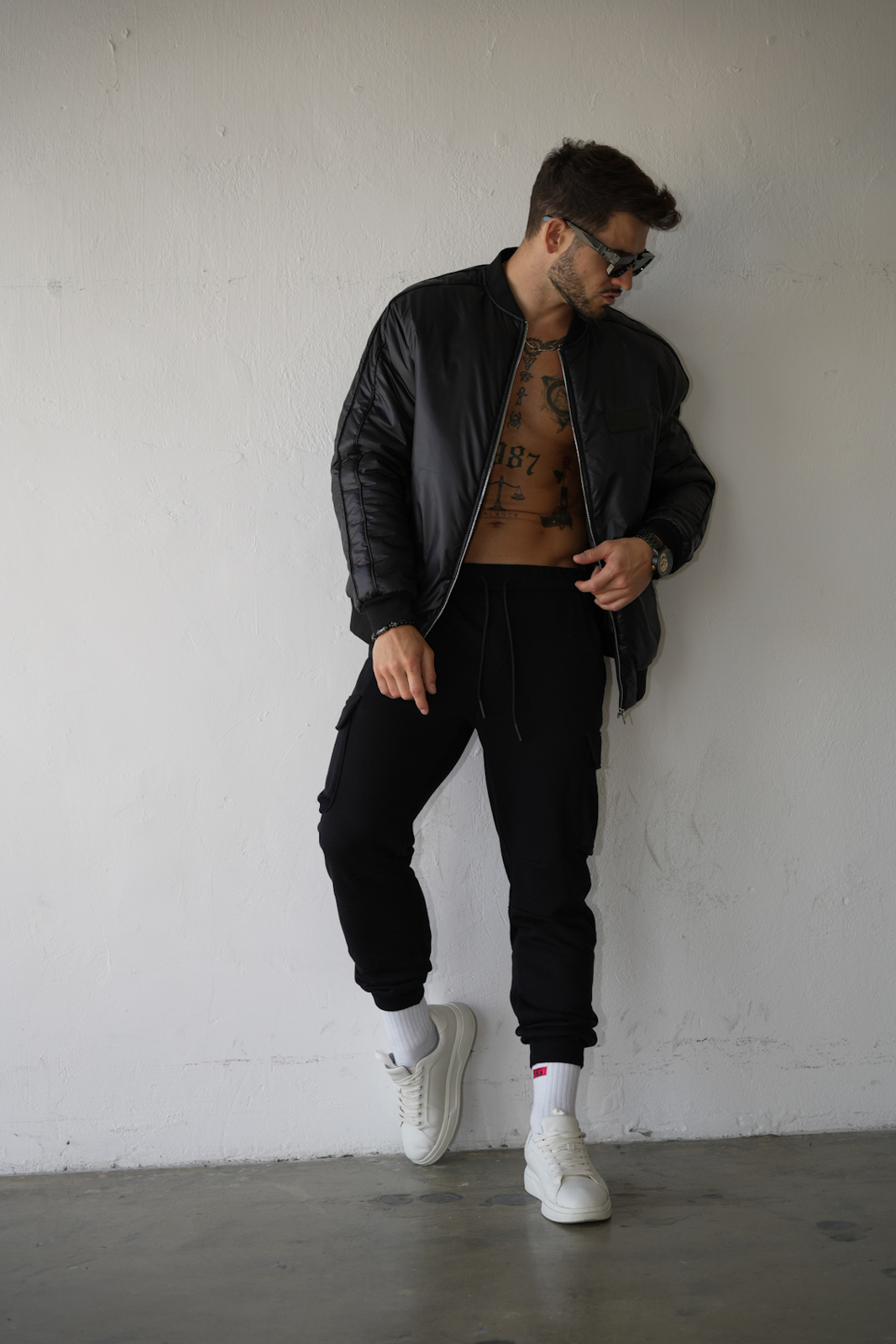 KURTKA MĘSKA BG MONEY | CZARNY