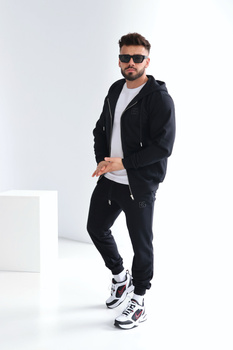 Bluza męska BG Zippy | czarny