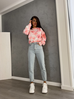 Bluza MARC print – peach