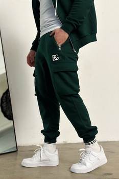 SPODNIE MĘSKIE BG SIGMA | CIEMNA ZIELEŃ