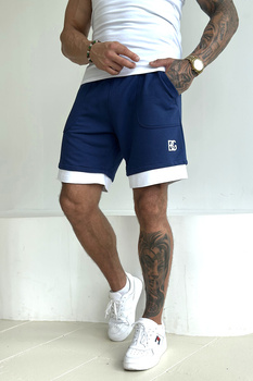 SZORTY MĘSKIE BG BEACH | GRANATOWY