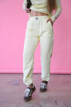 Spodnie damskie BG Version | masełko