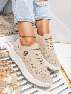 Damskie buty sportowe beżowe TL550-8