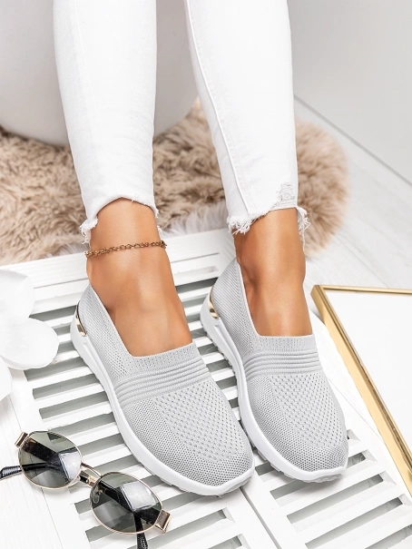 Damskie buty sportowe szare KB210-26