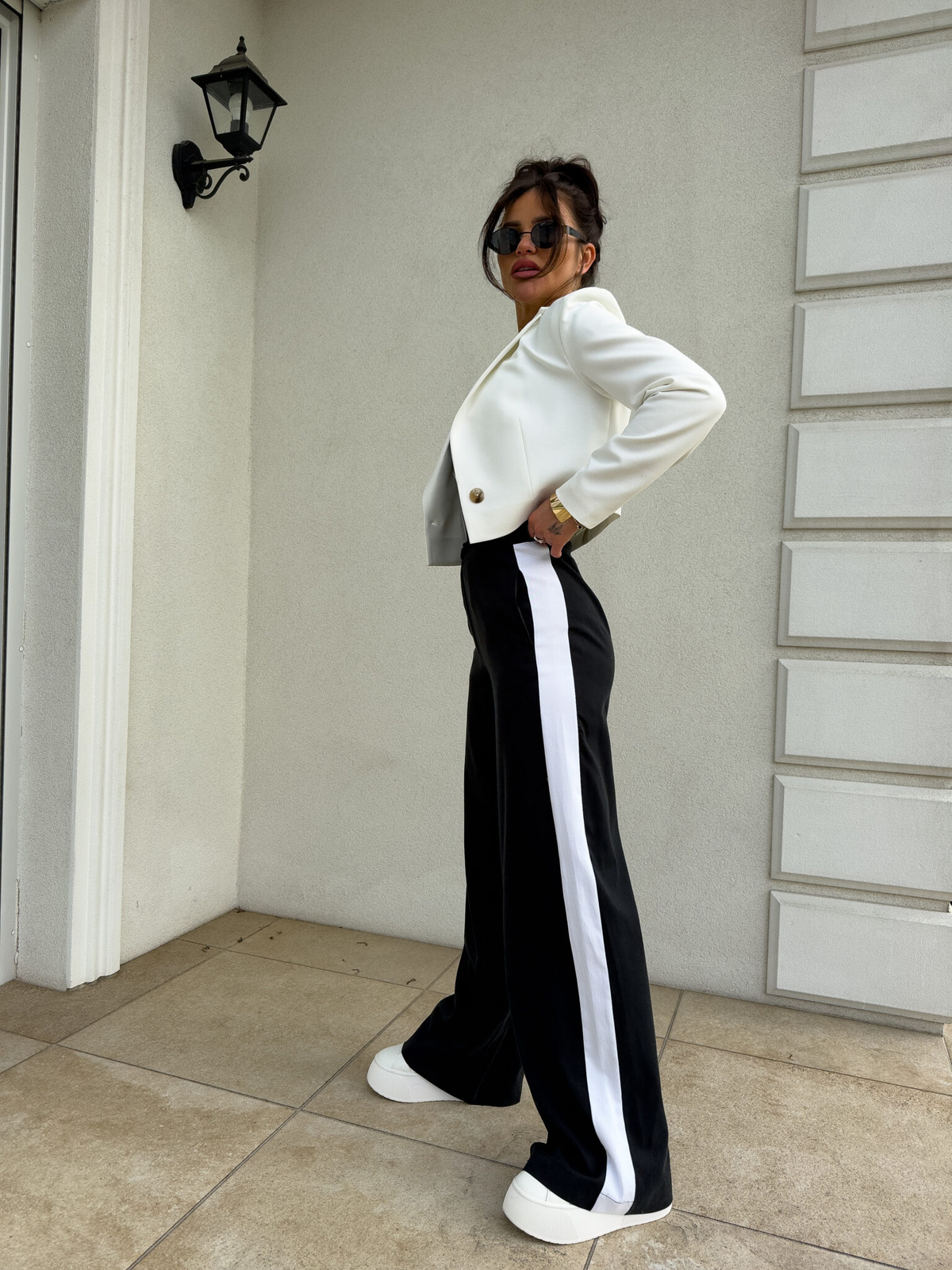 Marynarka SLIM - ecru